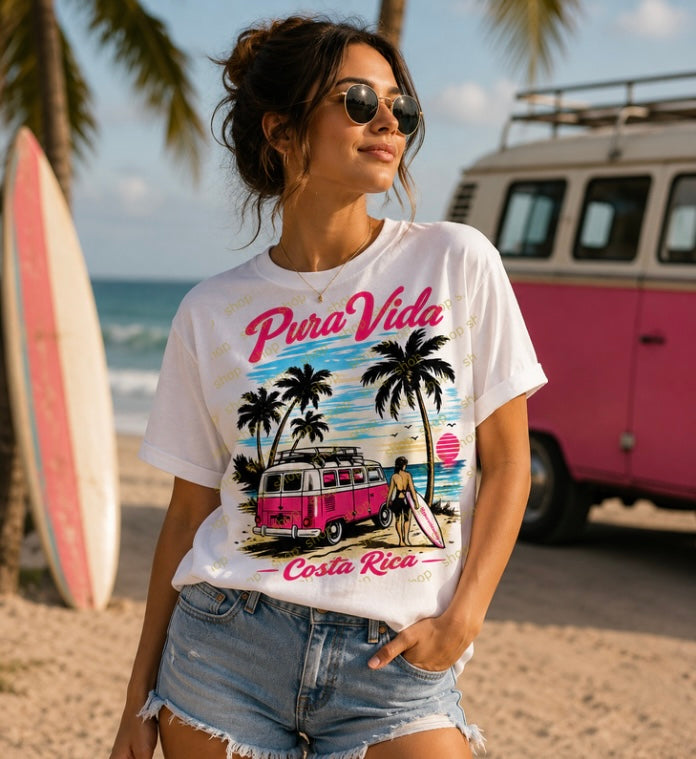 Pura Vida Surf Bus Tee ๐ด๐โโ๏ธโ๏ธ