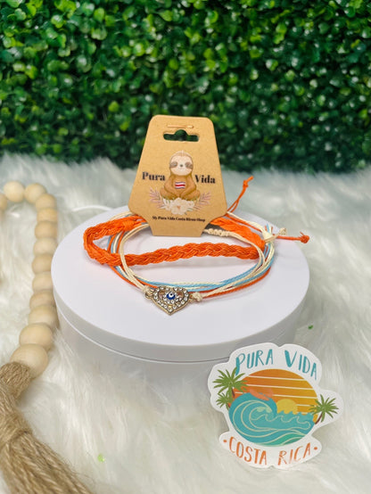 Good vibes heart bracelet