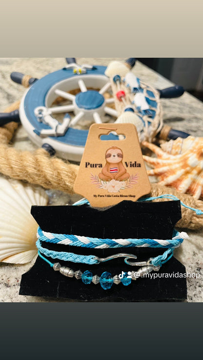 Sea light blue bracelet