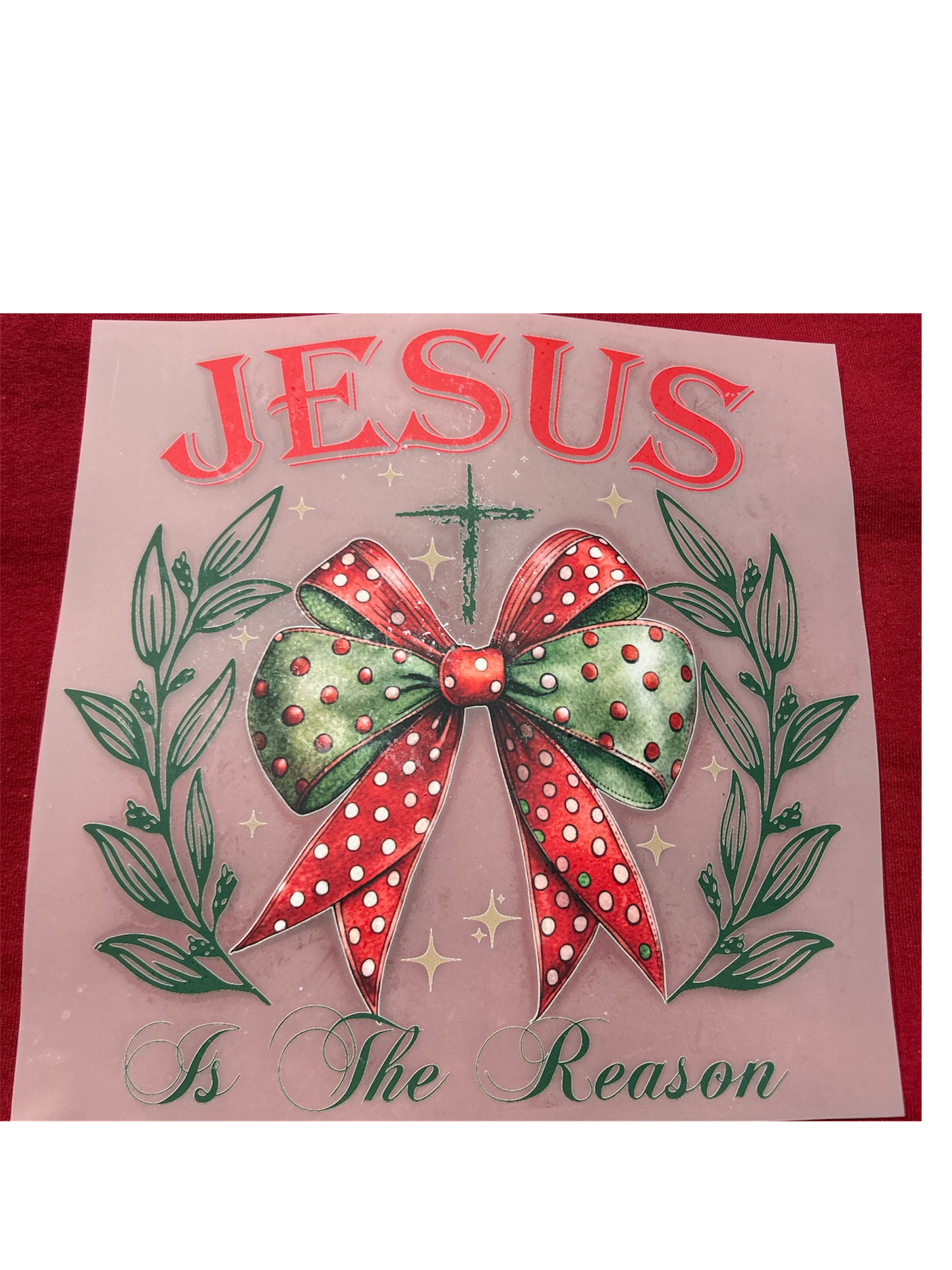 Christmas Jesus Bow