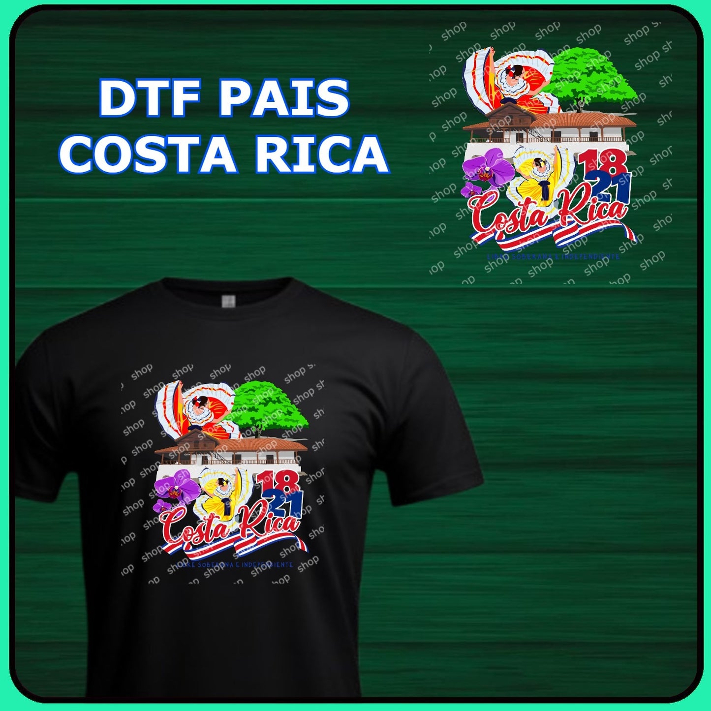 Costa Rica 1821 Shirt