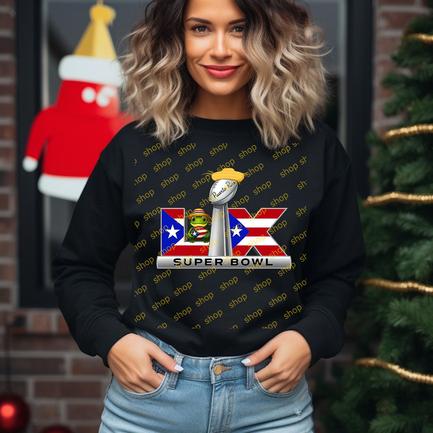 Super Bowl Coqui Sweater